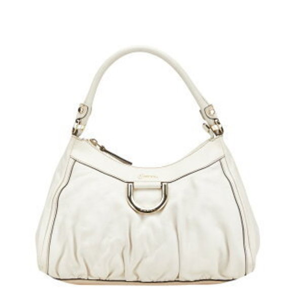 Gucci Abbey Shoulder Bag white leather - Picture 1 of 8